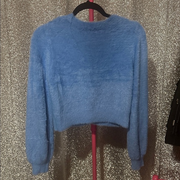 Aritzia Sunday Best Carmen Cardigan Soft Blue Button-Up - Picture 6 of 8